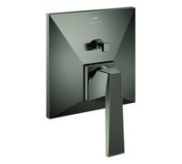 Mezclador monomando de bañera Grohe Allure Brilliant Private Collection, estructura moleteada, instalación oculta, 24425AL0, Color: grafito duro cepillado