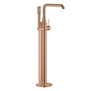 Mezclador monomando de bañera Grohe Essence, a suelo, orientable, proyección 277mm, con accesorios, 25248DA1, Color: cálido atardecer
