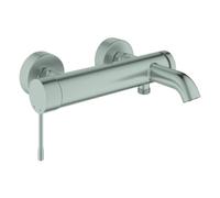 Mezclador monomando de bañera Grohe Essence, de pared, visto, proyección 193mm, 25250DC1, Color: súper acero