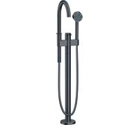Mezclador monomando de bañera hansgrohe AXOR One, de pie, proyección 220mm, 48440340, Color: Cromo negro cepillado