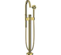 Mezclador monomando de bañera hansgrohe AXOR One, de pie, proyección 220mm, 48440990, Color: Óptica Oro Pulido