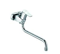 Mezclador monomando de bañera y ducha KLUDI PURE, caño giratorio 250mm, cromo, 375910565