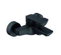 Mezclador monomando de bañera y ducha KLUDI PURE, montado en la pared, 406813975, Color: negro mate