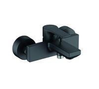Mezclador monomando de bañera y ducha KLUDI ZENTA SL, de pared, 486703965, Color: negro mate