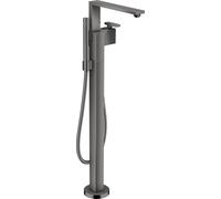 mezclador monomando de baño AXOR Edge de pie, con corte de diamante., 46441330, Color: Cromo negro pulido