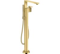 mezclador monomando de baño AXOR Edge de pie, con corte de diamante., 46441990, Color: Óptica Oro Pulido