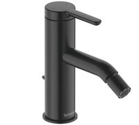 Mezclador monomando de bidé Duravit C.1, con juego de desagüe, desagüe fijo con