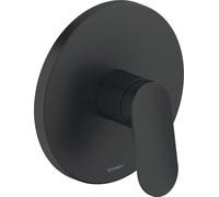 Duravit Wave mezclador monomando empotrado para ducha, WA4210010046, Color: Negro Mate