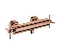 Mezclador monomando de ducha Grohe Atrio, de pared, con asas en cruz, 26895DA0, Color: cálido atardecer