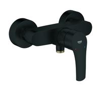Mezclador monomando de ducha Grohe Eurosmart, para montaje en pared, 335552433, Color: negro mate