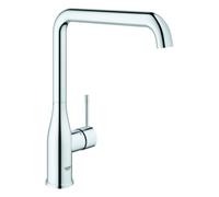 Mezclador monomando de fregadero Grohe Essence, 220 mm de proyección, giratorio, caño alto, 30505000, Color: cromado