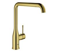 Mezclador monomando de fregadero Grohe Essence, 220 mm de proyección, giratorio, caño alto, 30505GL0, Color: fresco amanecer