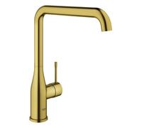 Mezclador monomando de fregadero Grohe Essence, 220 mm de proyección, giratorio, caño alto, 30505GN0, Color: fresco amanecer cepillado