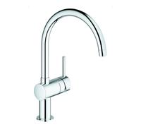 Mezclador monomando de fregadero GROHE Minta, caño en C, 32917000, Color: cromado