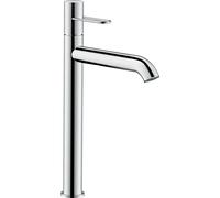 Mezclador monomando de lavabo AXOR Uno 250 de hansgrohe, con palanca, sin juego de desagüe, proyección de 201 mm, 38034330, Color: Cromo negro pulido