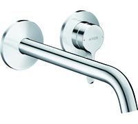 Mezclador monomando de lavabo empotrado AXOR One de hansgrohe para montaje en pared, con maneta, caño de 220 mm, 48120000, Color: cromado