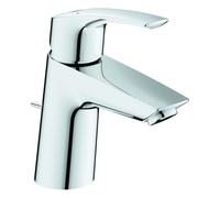 Mezclador monomando de lavabo Eurosmart de Grohe, tamaño S, proyección de 111 mm, juego de desagüe, 23965003