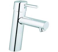 Mezclador monomando de lavabo Grohe Concetto, tamaño M, proyección 133mm, sin desagüe automático, cromo, 23451001