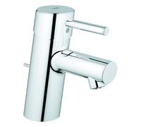 Grohe Concetto Mezclador monomando para lavabo, tamaÃ±o S con desagÃŒe, baja presiÃ³n - 23060001