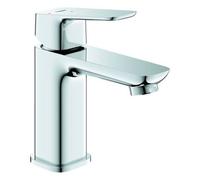 Mezclador monomando de lavabo Grohe Cubeo, tamaño S, proyección 106mm, desagüe push-open, EcoMode, 1017320000, Color: cromado