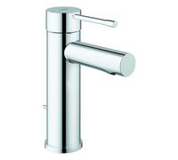 Mezclador monomando de lavabo Grohe Essence, función de ahorro de energía, tamaño S, saliente de 94 mm, con desagüe automático, cromo, 24183001