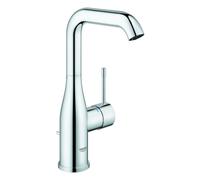 Mezclador monomando de lavabo Grohe Essence, tamaño L, orientable, 127 mm de proyección, con juego de desagüe, 24174001, Color: cromado