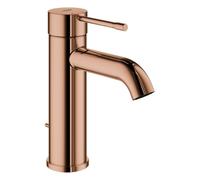Mezclador monomando de lavabo Grohe Essence, tamaño S, proyección 116 mm, con juego de desagüe, 24171DA1, Color: cálido atardecer