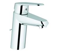 Mezclador monomando de lavabo Grohe Eurodisc Cosmopolitan, tamaño S, proyección de 116 mm, cadena retráctil, 3317820E