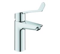 Mezclador monomando de lavabo Grohe Eurosmart, tamaño M, proyección 120mm, desagüe PUSH, maneta larga, 23983003