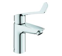 Mezclador monomando de lavabo Grohe Eurosmart, tamaño S, 111 mm de proyección, sin juego de desagüe, palanca larga, protección térmica contra escaldadura, 23984003