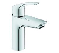 Mezclador monomando de lavabo Grohe Eurosmart, tamaño S, proyección 109 mm, sin desagüe automático, EcoMode, Cradle to Cradle Certified® Oro, 24192003