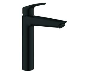 Mezclador monomando de lavabo Grohe Eurosmart, tamaño XL, proyección 173 mm, sin juego de desagüe, 239712433, Color: negro mate
