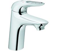 Mezclador monomando de lavabo Grohe Eurostyle, tamaño S, 110 mm de saliente, sin desagüe automático, maneta abierta, 32468003