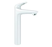Mezclador monomando de lavabo Grohe Eurostyle, tamaño XL, saliente 175 mm, sin juego de desagüe, maneta abierta, 23570LS3, Color: Blanco Luna