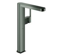 Mezclador monomando de lavabo Grohe Plus, tamaño XL, proyección 182 mm, sin juego de desagüe, 32618AL3, Color: grafito duro cepillado