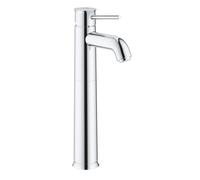 Mezclador monomando de lavabo Grohe Start Classic, tamaño XL, 107 mm de saliente, desagüe automático push-open, 23784000
