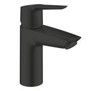 Mezclador monomando de lavabo Grohe Start, tamaño S, 110 mm de alcance, con juego de desagüe PUSH, negro mate, 235502432