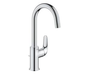 Mezclador monomando de lavabo GROHE Swift Quickfix, 1/2 pulgada, tamaño L, cromado, menor consumo de energía/agua
