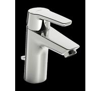 HANSA HANSAPOLO Eco mezclador monomando de lavabo, 4,2 l /min, con juego de desagüe, proyección 110mm, 515022930005
