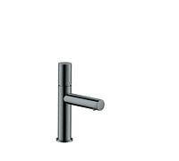 Mezclador monomando de lavabo hansgrohe AXOR Uno 110, Zerogriff, sin kit de desagüe, proyección 123mm, 45002330, Color: Cromo negro pulido