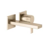 Mezclador monomando de lavabo KEUCO EDITION 11, instalación empotrada, 165 mm de proyección, con limitador de temperatura, 51116030201, Color: bronce cepillado