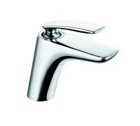Mezclador monomando de lavabo KLUDI Balance, altura de caño 100 mm, sin desagüe automático, 520260575, Color: cromado