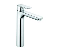 Mezclador monomando de lavabo KLUDI PURE, altura de caño 215 mm, sin juego de desagüe, 3,8 l/min, cromo, 402960575WR5