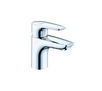 Mezclador monomando de lavabo KLUDI PURE, altura de caño 75 mm, sin desagüe automático, EcoPlus, cromo, 343890575WR4
