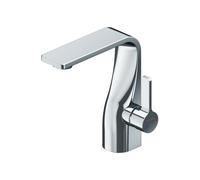 Mezclador monomando de lavabo Steinberg Serie 230, con cartucho cerámico, mangueras flexibles, sin juego de desagüe, proyección de 112 mm, 23010102, Color: cromado