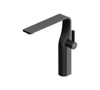 Mezclador monomando de lavabo Steinberg Serie 230, con cartucho cerámico, mangueras flexibles, sin juego de desagüe, proyección de 200 mm, 23017202S, Color: Negro mate