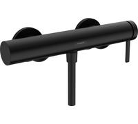 Mezclador monomando de superficie para ducha Finoris de hansgrohe, 76620670, Color: negro mate