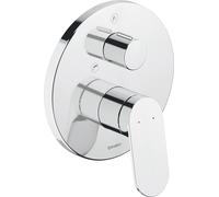 Mezclador monomando empotrado de bañera Wave de Duravit, 2 consumidores, cromo alto brillo, WA5210018010