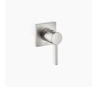 Mezclador monomando empotrado Dornbracht con placas de cobertura 80x80mm, 36060670-06, Color: Mate platino