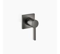 Mezclador monomando empotrado Dornbracht con placas de cobertura 80x80mm, 36060670-99, Color: Platino oscuro mate
